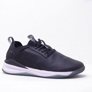 Clove Mens Classic Night Shift Black Leather Sneakers Size 13 Comfort Shoes